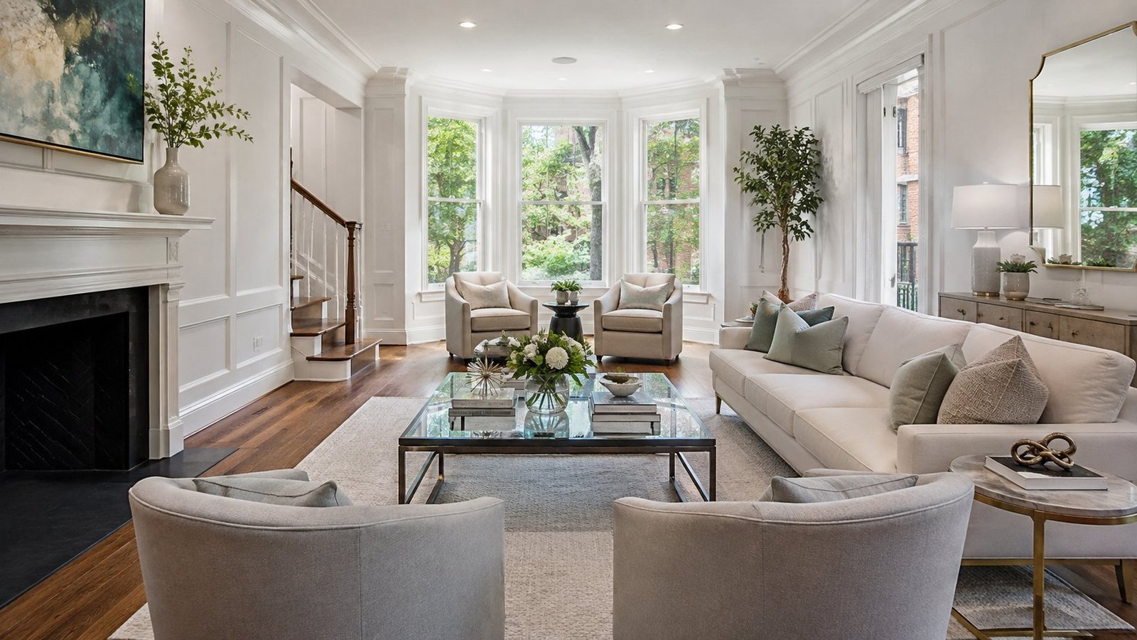 Professionally prepared Washington DC home interior